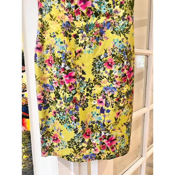 Hobbs London Floral Sheath Dress Women’s Small – Sleeveless Work Party Dress - Picture 5 of 7